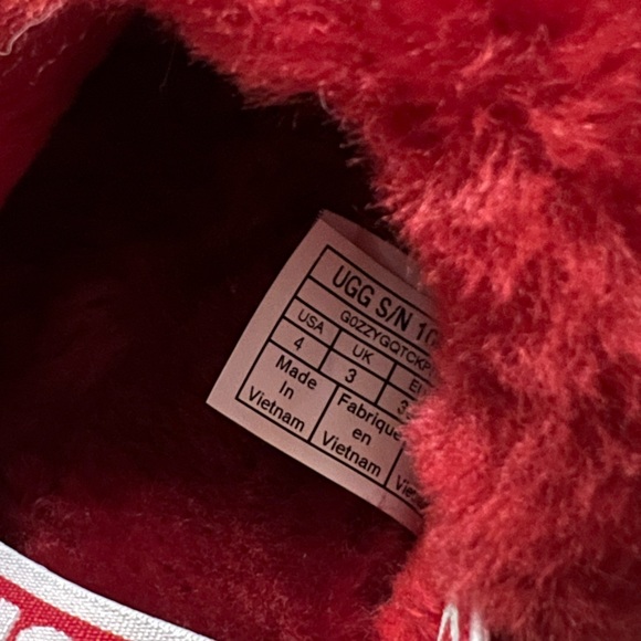 UGG FLUFF YEAH Open Toe Sling Back Slipper Sz 6 Women - Picture 3 of 9